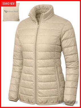 Lightweight Packable Puffer Jacket Women Quilted Travel Winter Coat